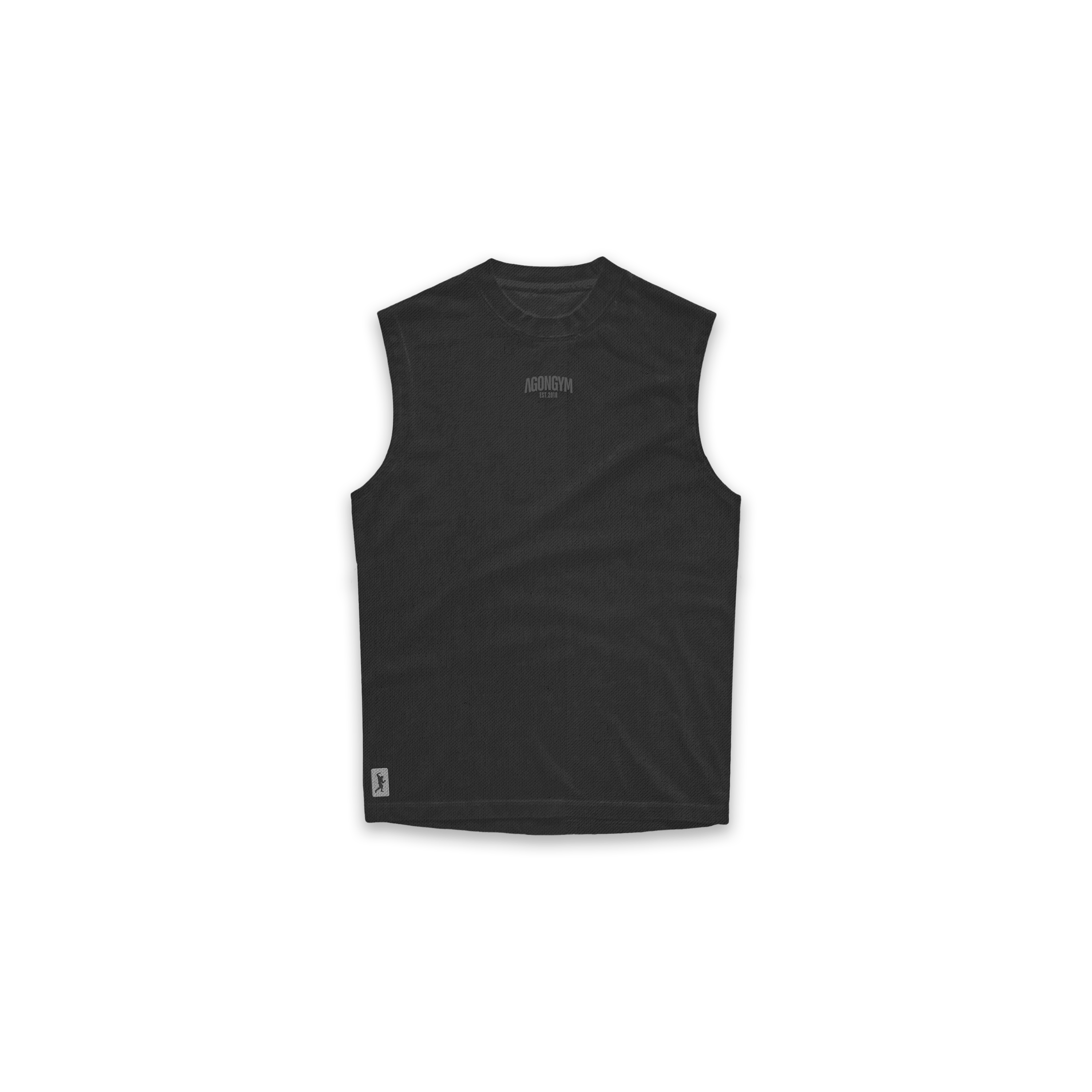 OVERSIZE SLEEVELESS CLASSIC LINE - WASHED BLACK