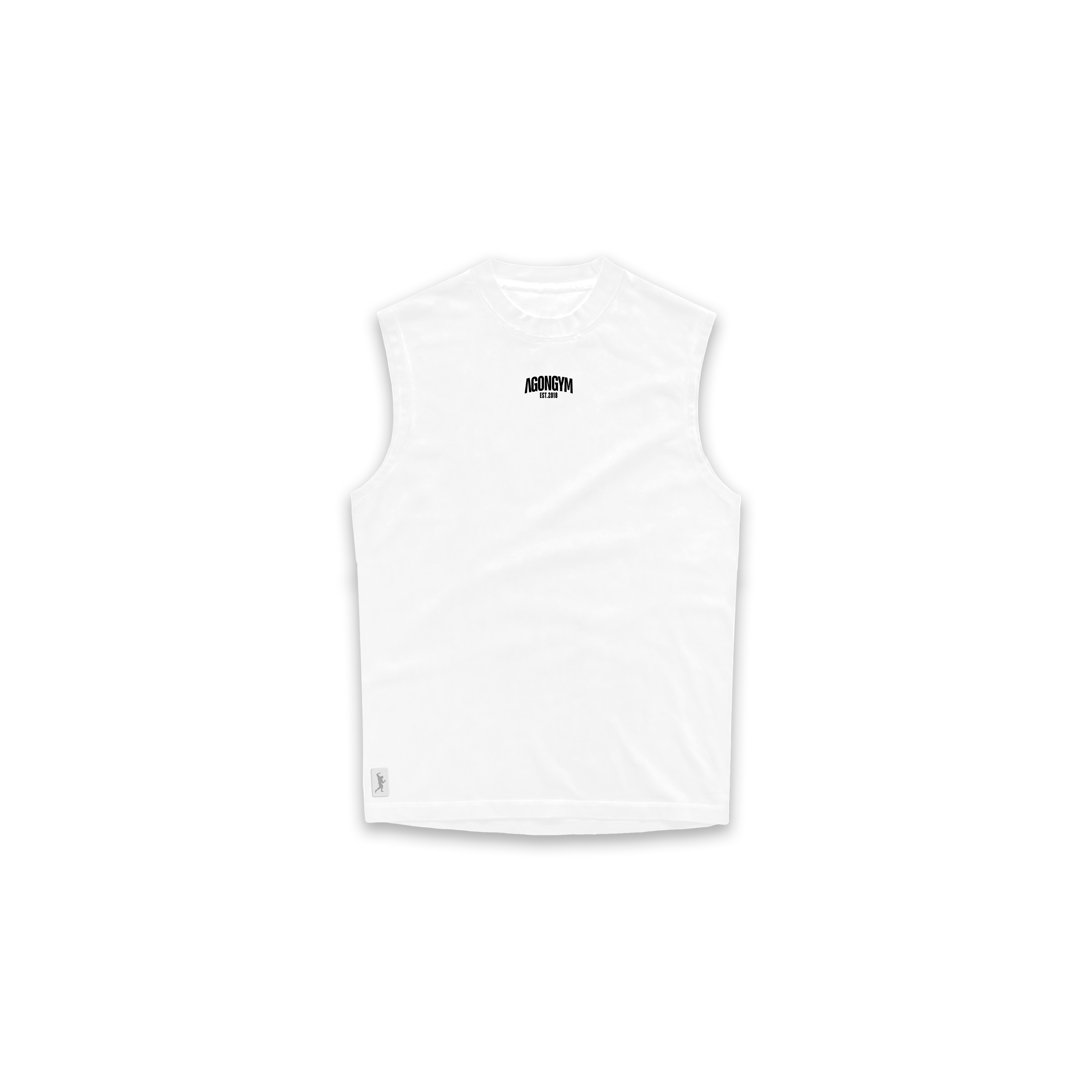 OVERSIZE SLEEVELESS CLASSIC LINE - WHITE