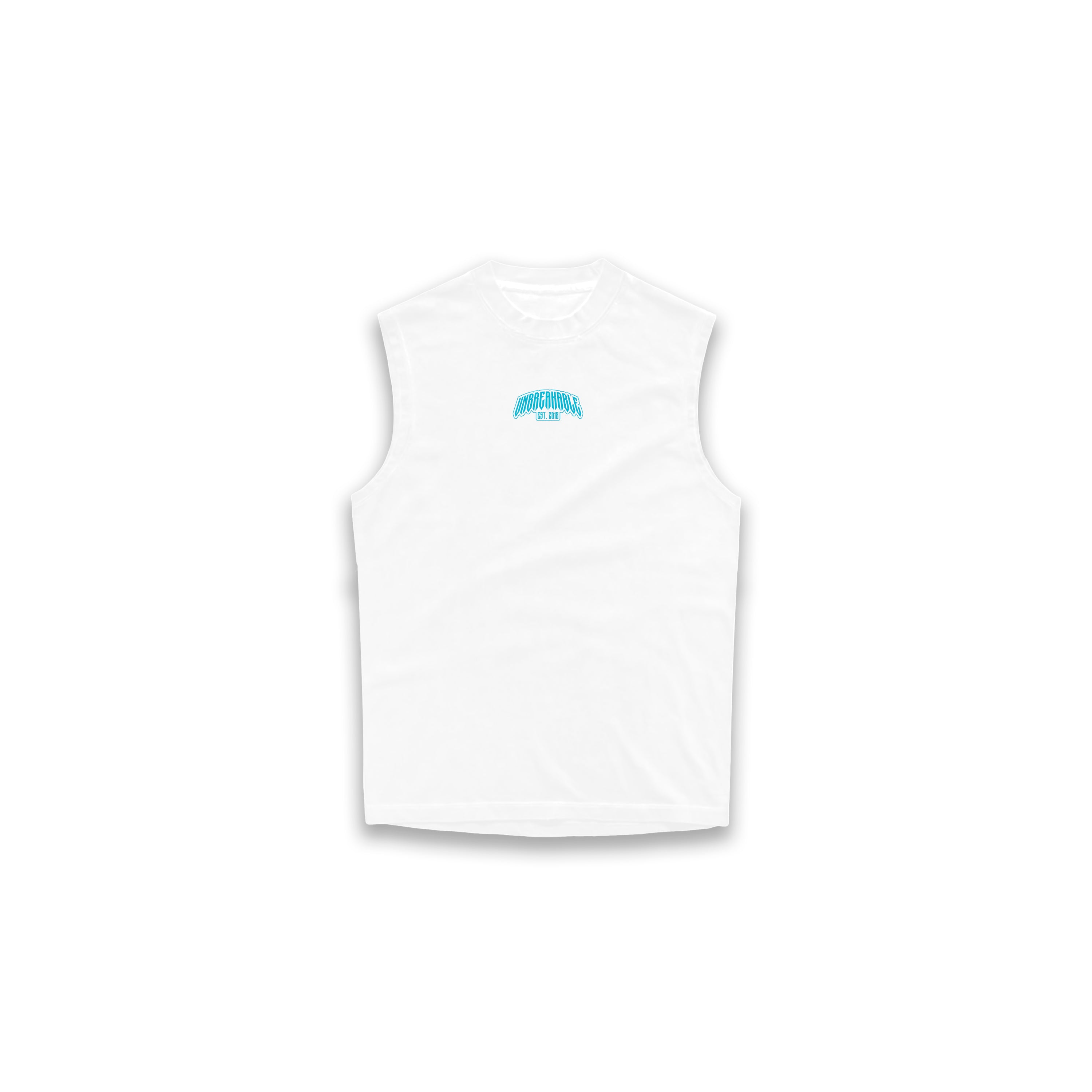 OVERSIZE SLEEVELESS UNBREAKABLE LINE - WHITE