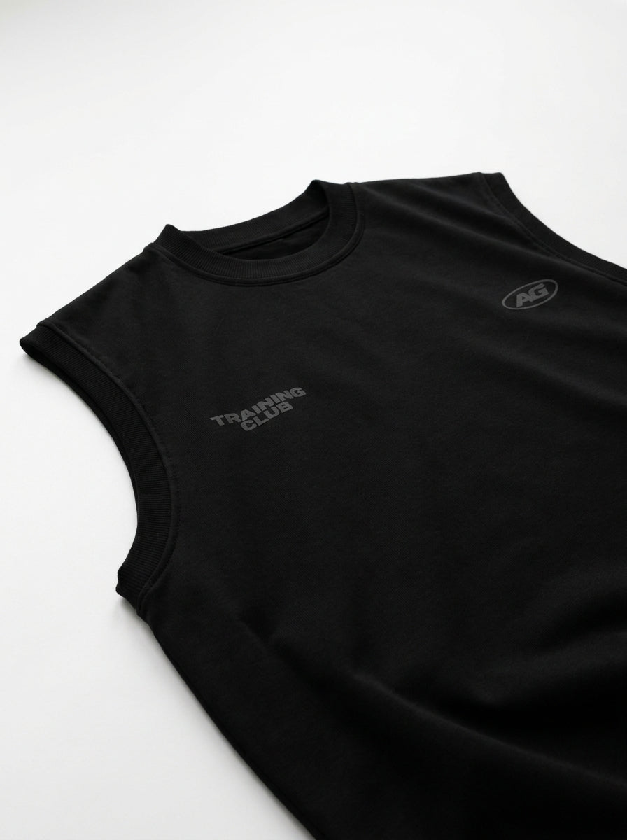 SLEEVLESS TRAINING CLUB - BLACK EDITION