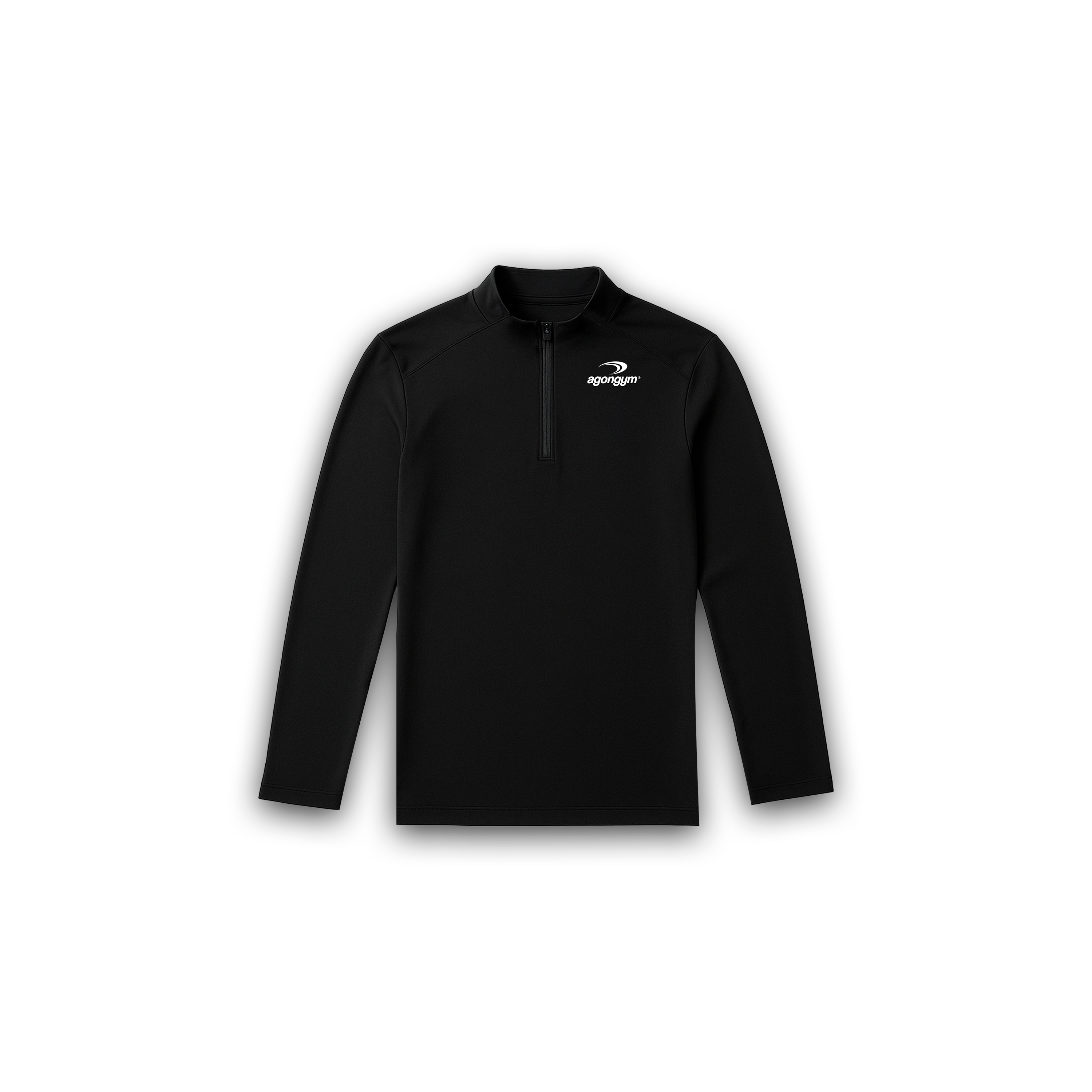 ZIP PULLOVER ORIGINAL ROOTS - BLACK