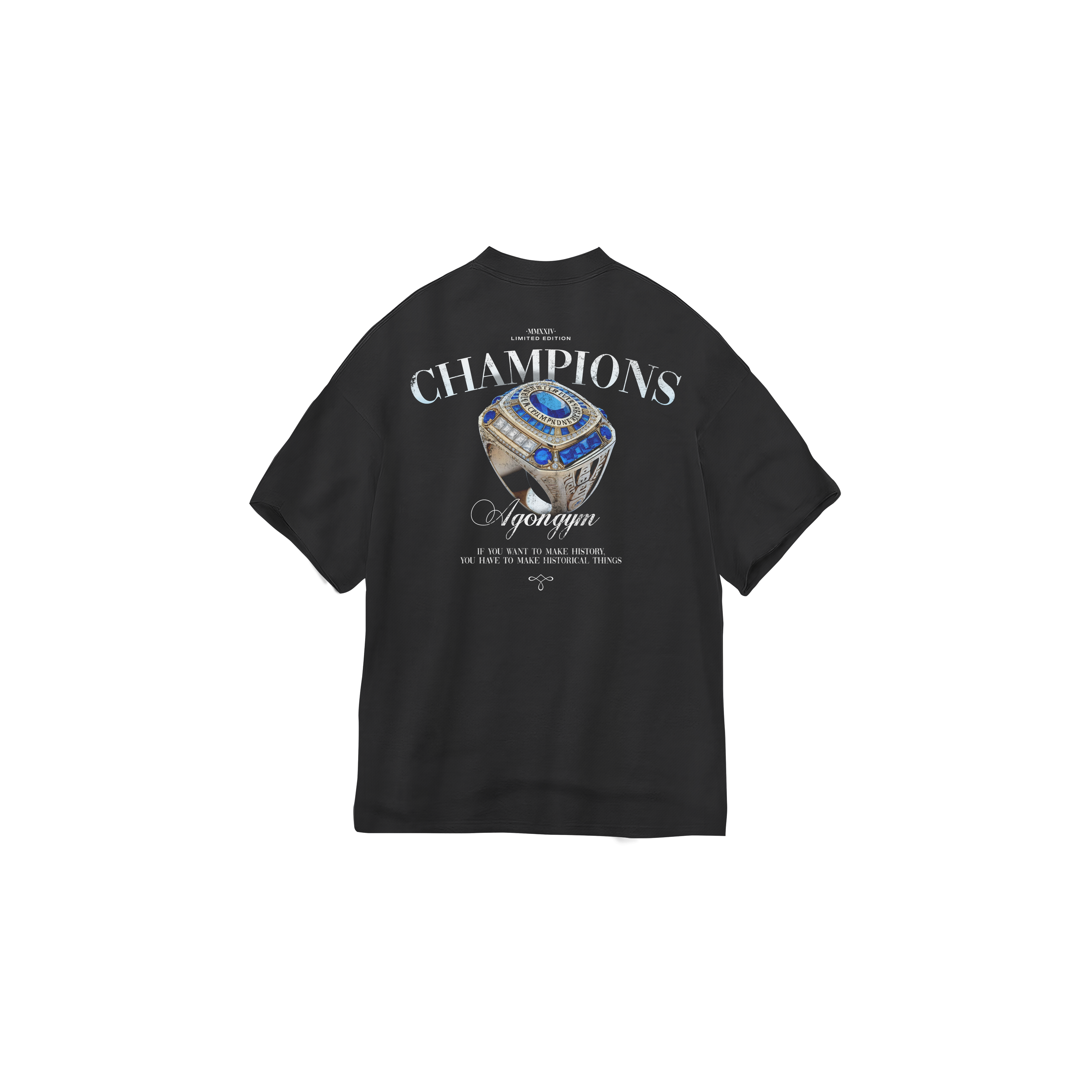 OVERSIZE CHAMPION - BLACK