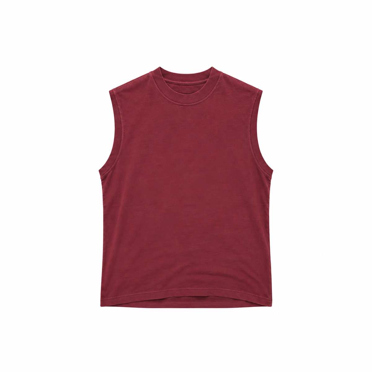 OVERSIZE SLEEVELESS LIFTING CLUB - BURDEOS