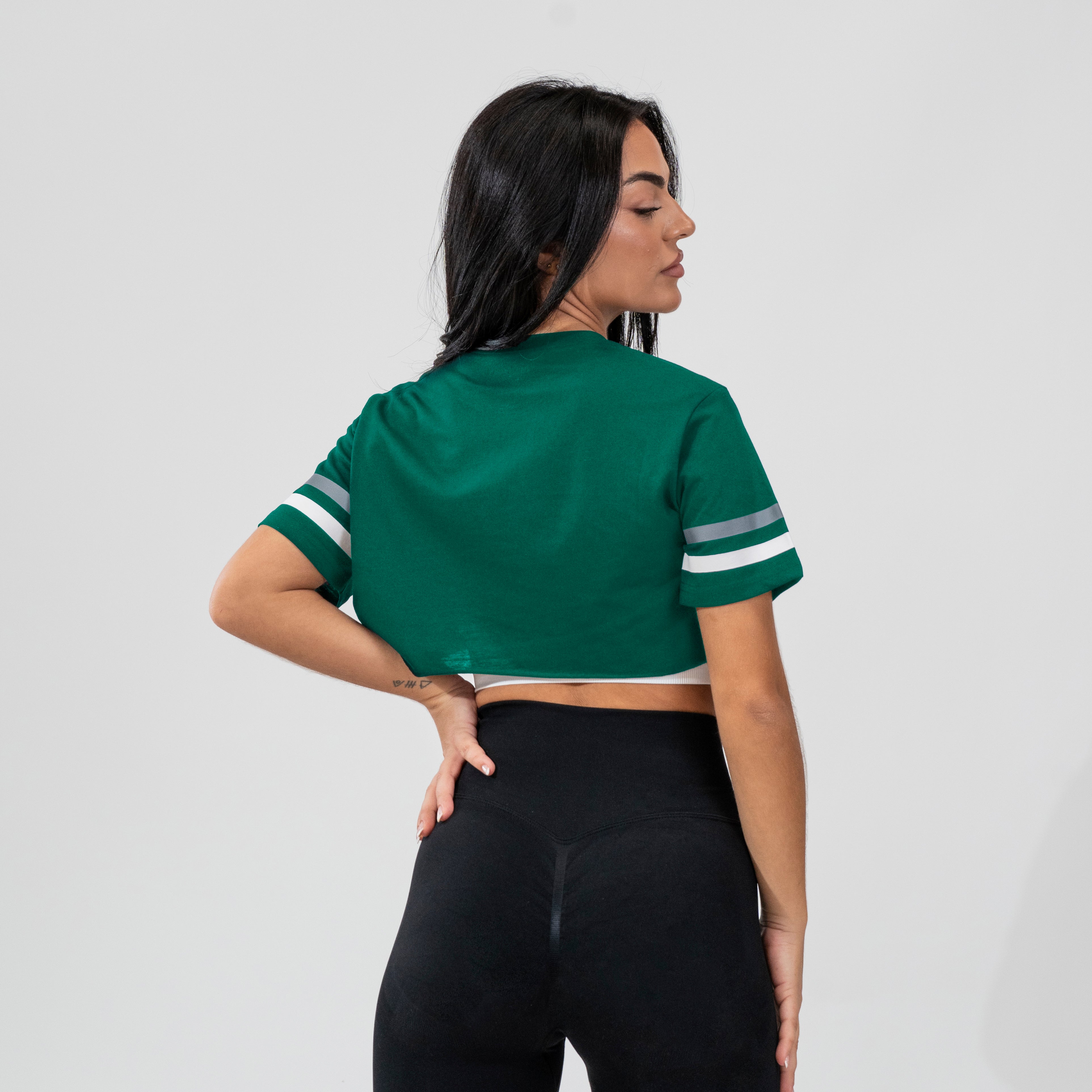 EIGHTIES CROP TOP - GREEN