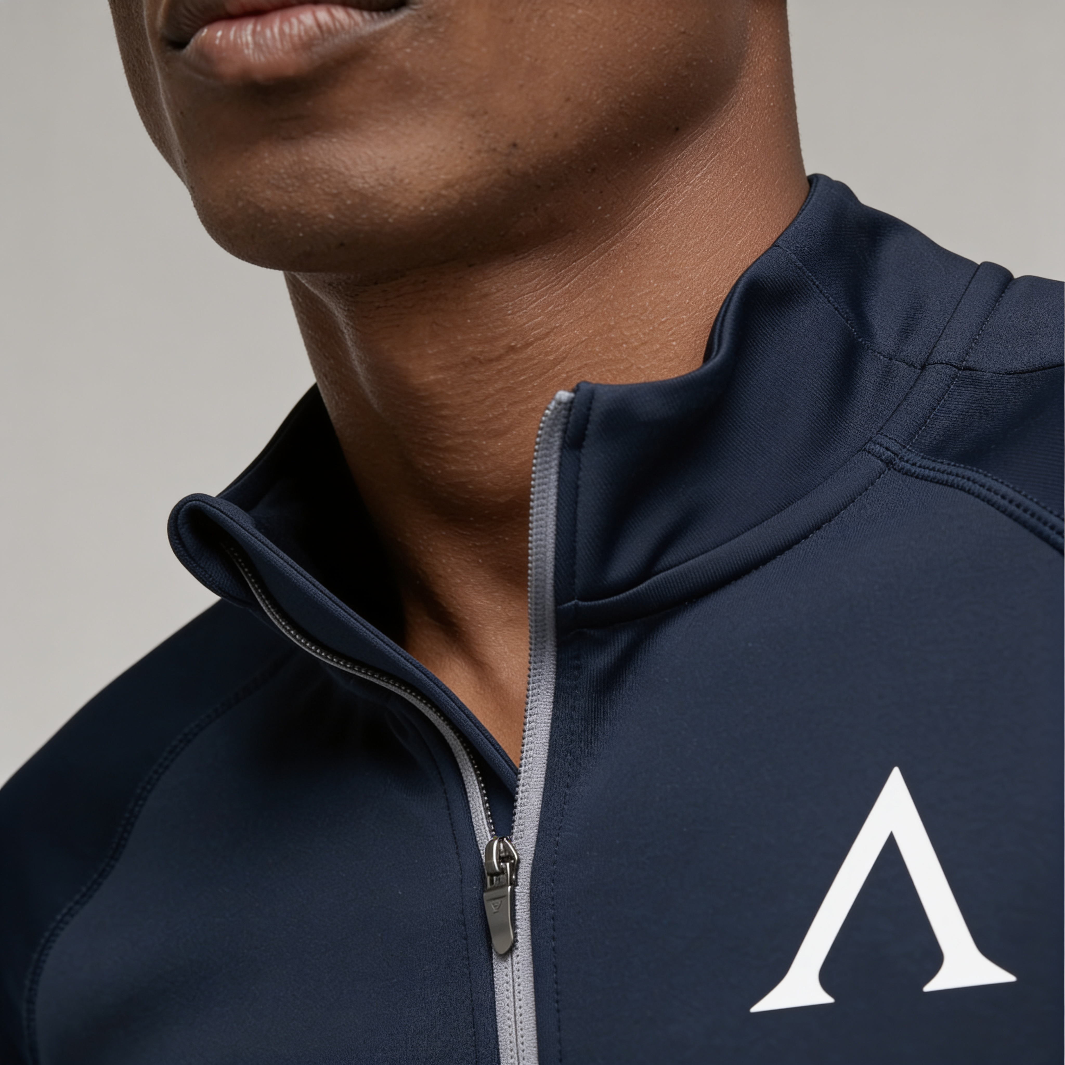 HYPERTECH ZIP LONGSLEEVE - NAVY