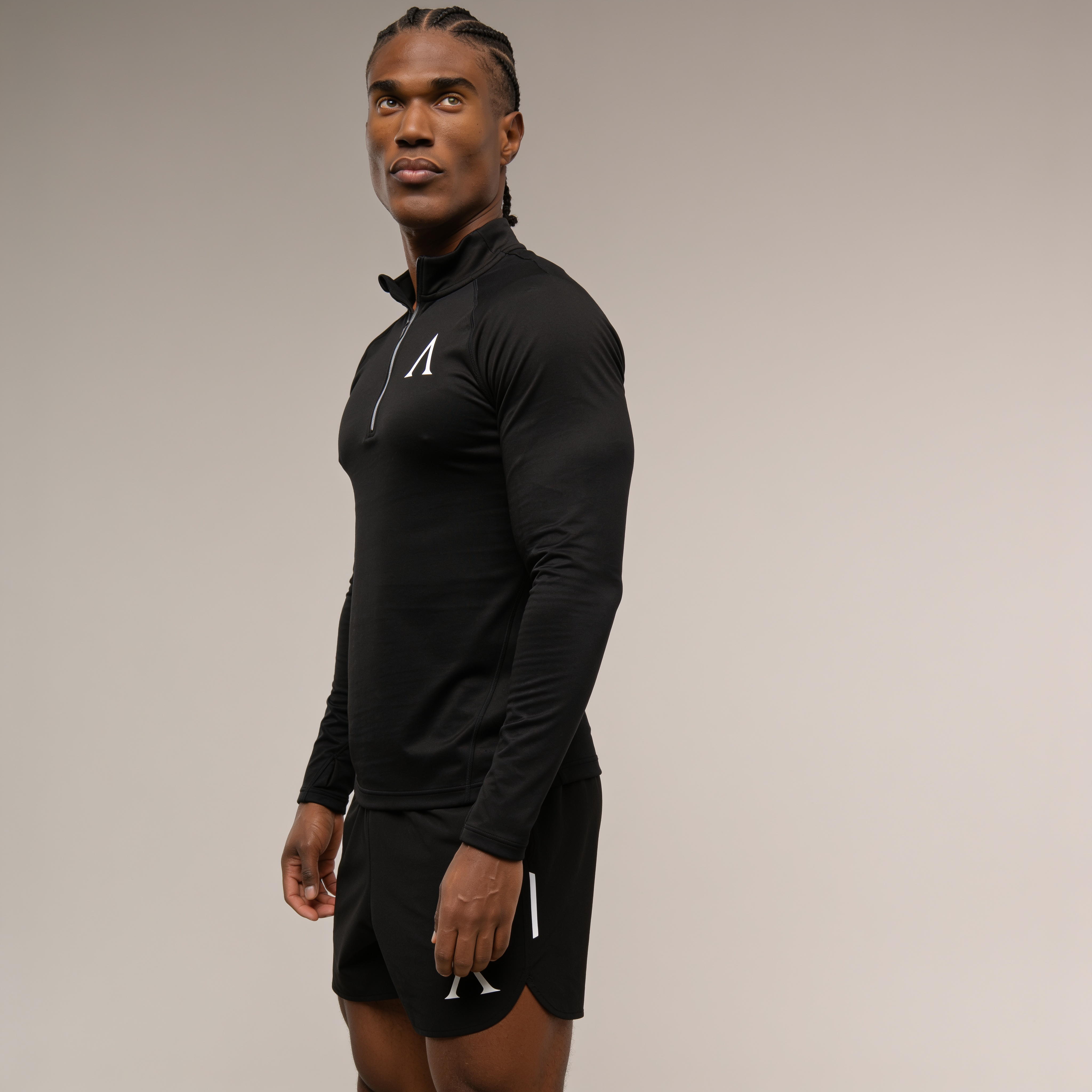 HYPERTECH ZIP LONGSLEEVE - BLACK