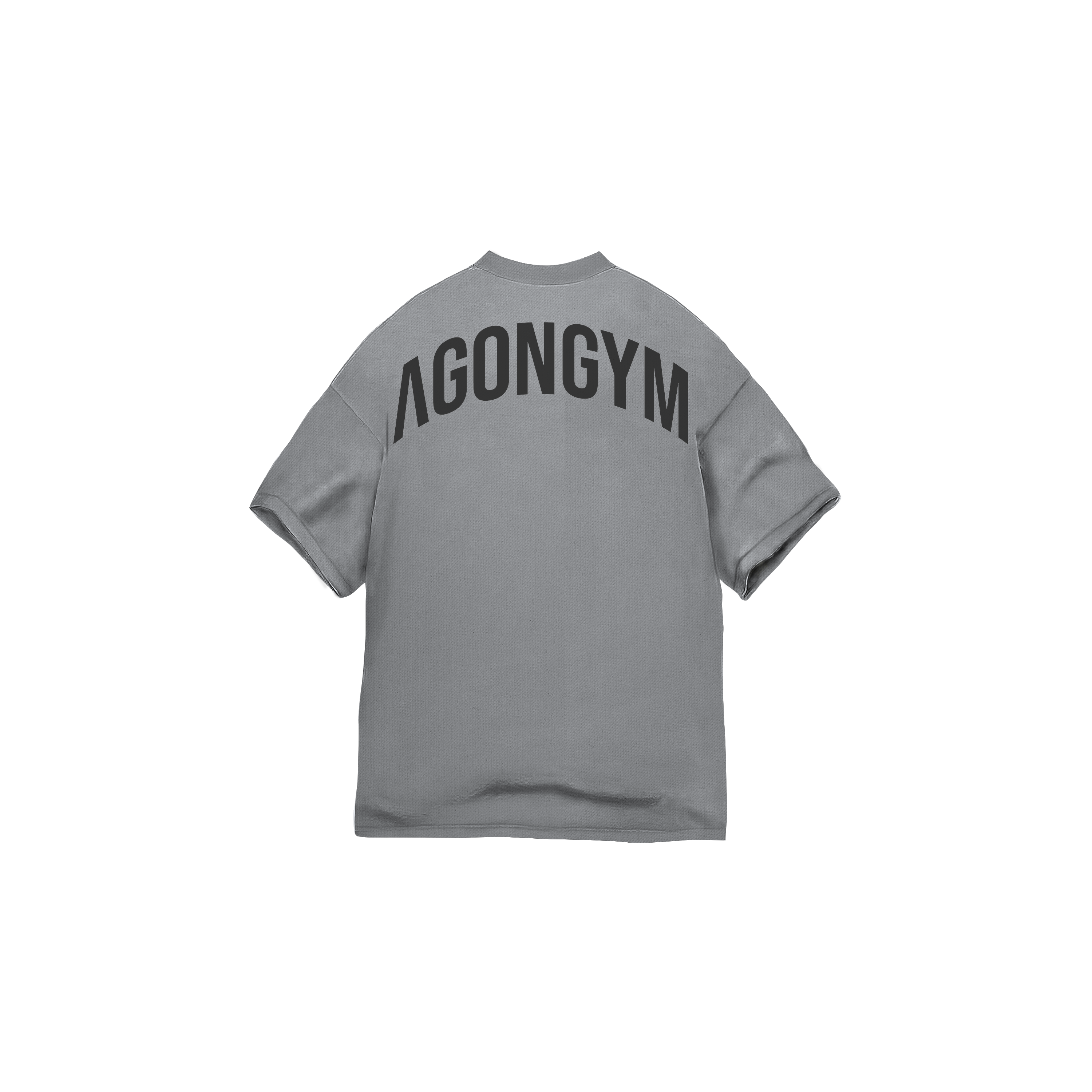 Oversize Lifting Club Washed Light Grey — Vista trasera