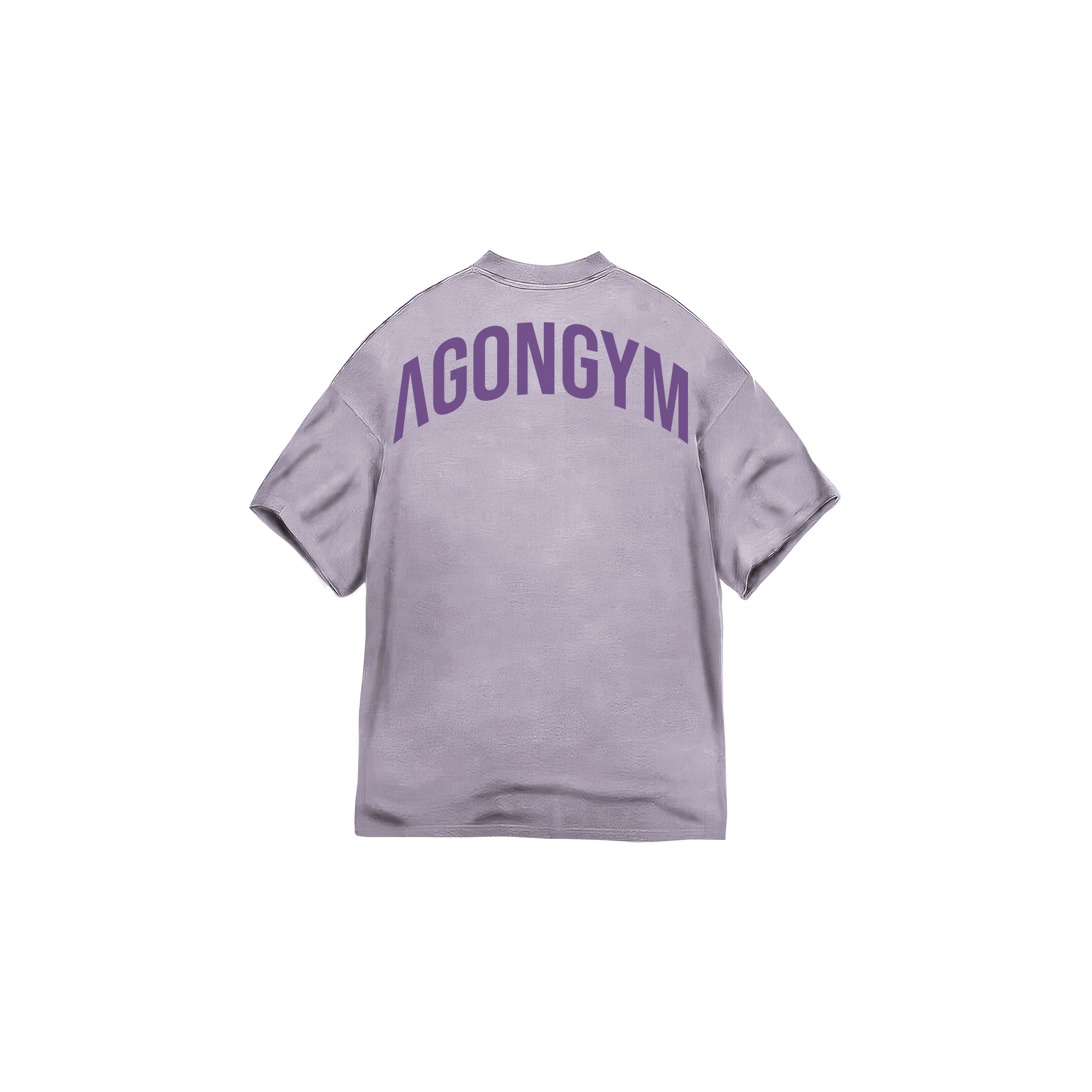 Oversize Lifting Club Washed Light Purple — Vista trasera