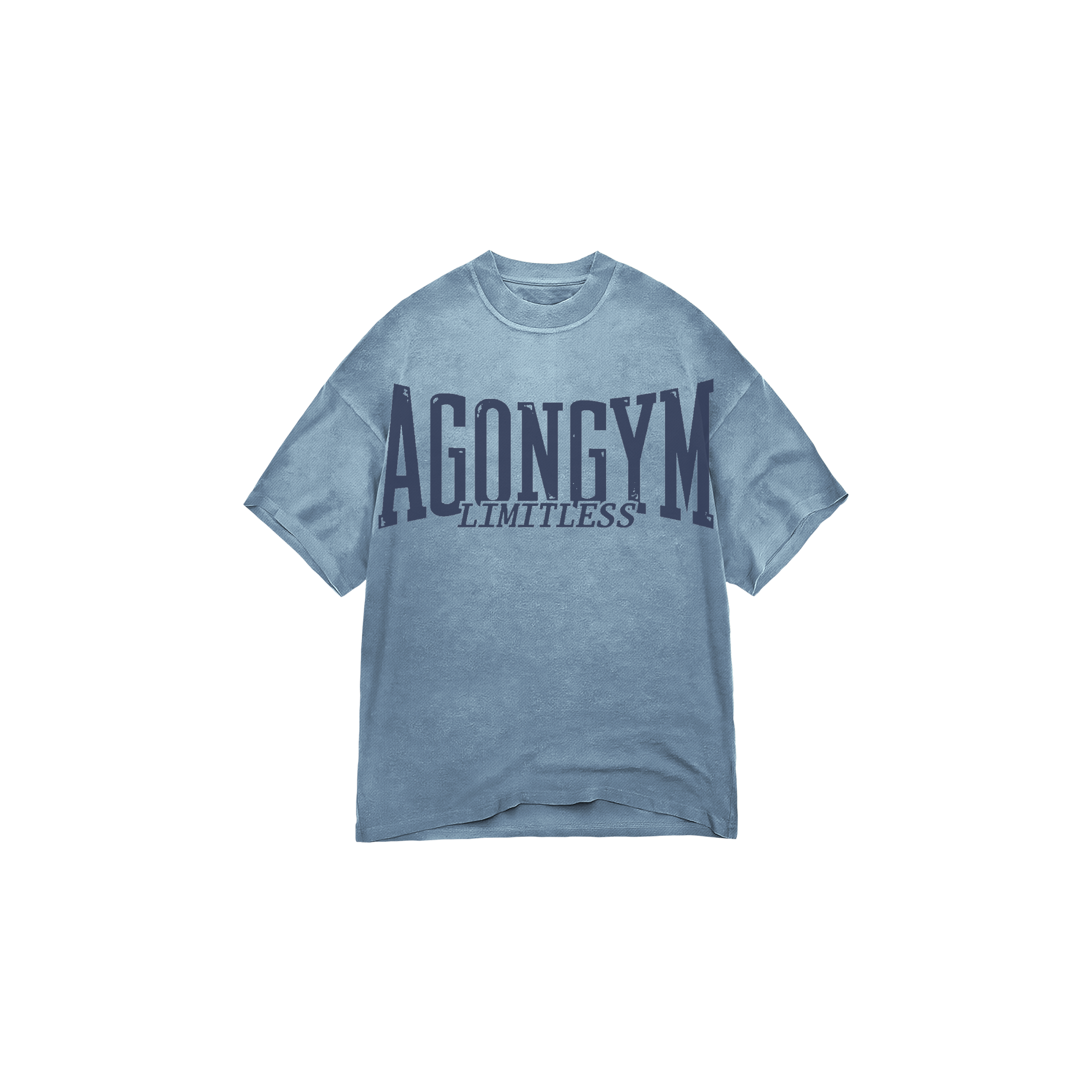 Oversize Limitless Washed Blue — Vista frontal