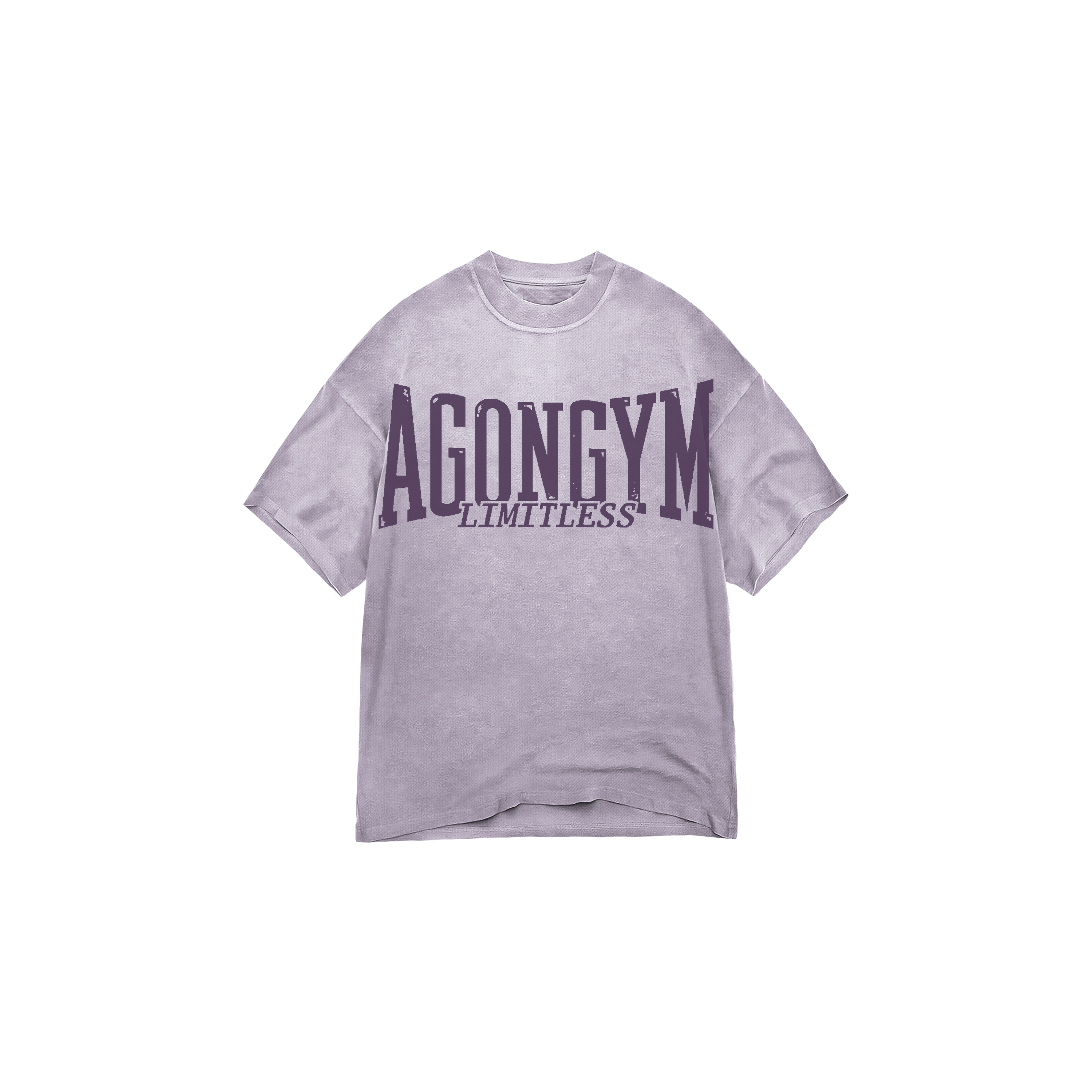 Oversize Limitless Washed Light Purple — Vista frontal