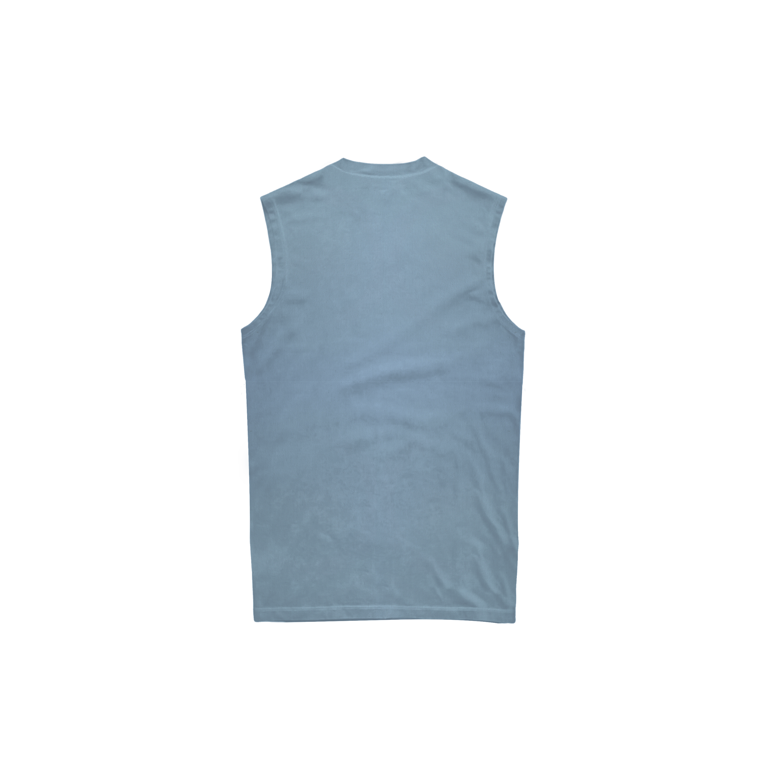 Sleeveless Limitless Washed Blue — Vista trasera