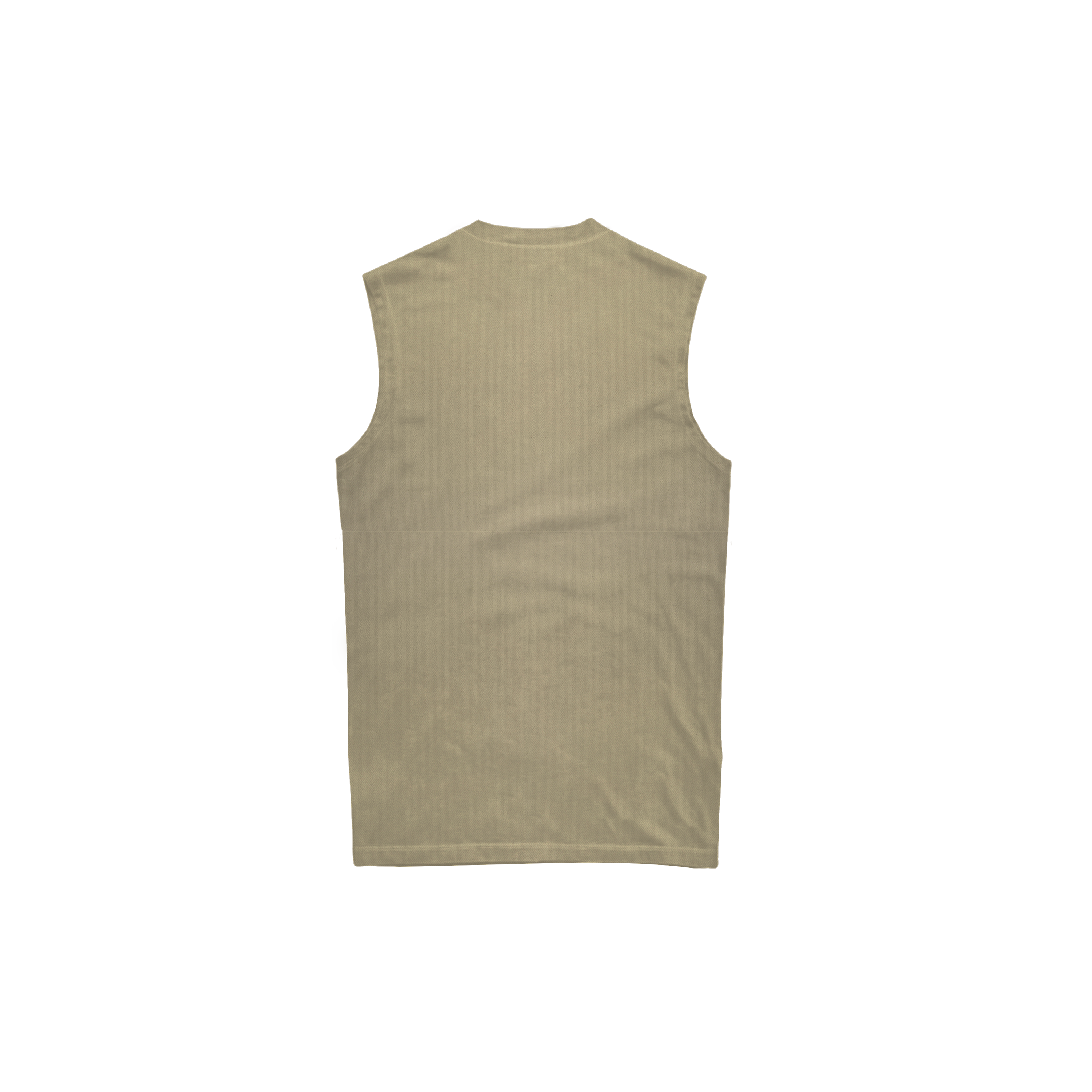 OVERSIZE SLEEVELESS LIMITLESS - WASHED BROWN