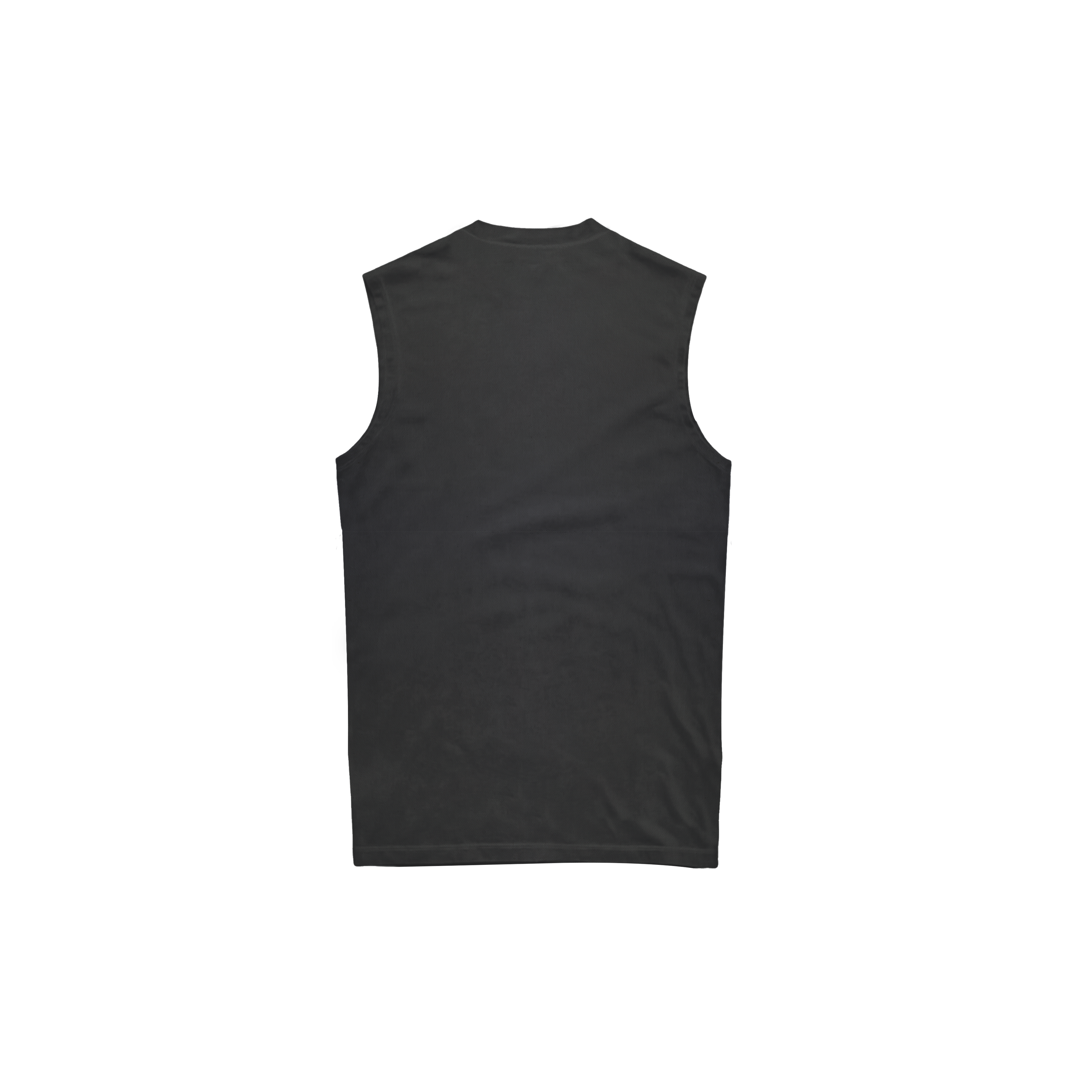 OVERSIZE SLEEVELESS LIMITLESS - WASHED DARK GREY