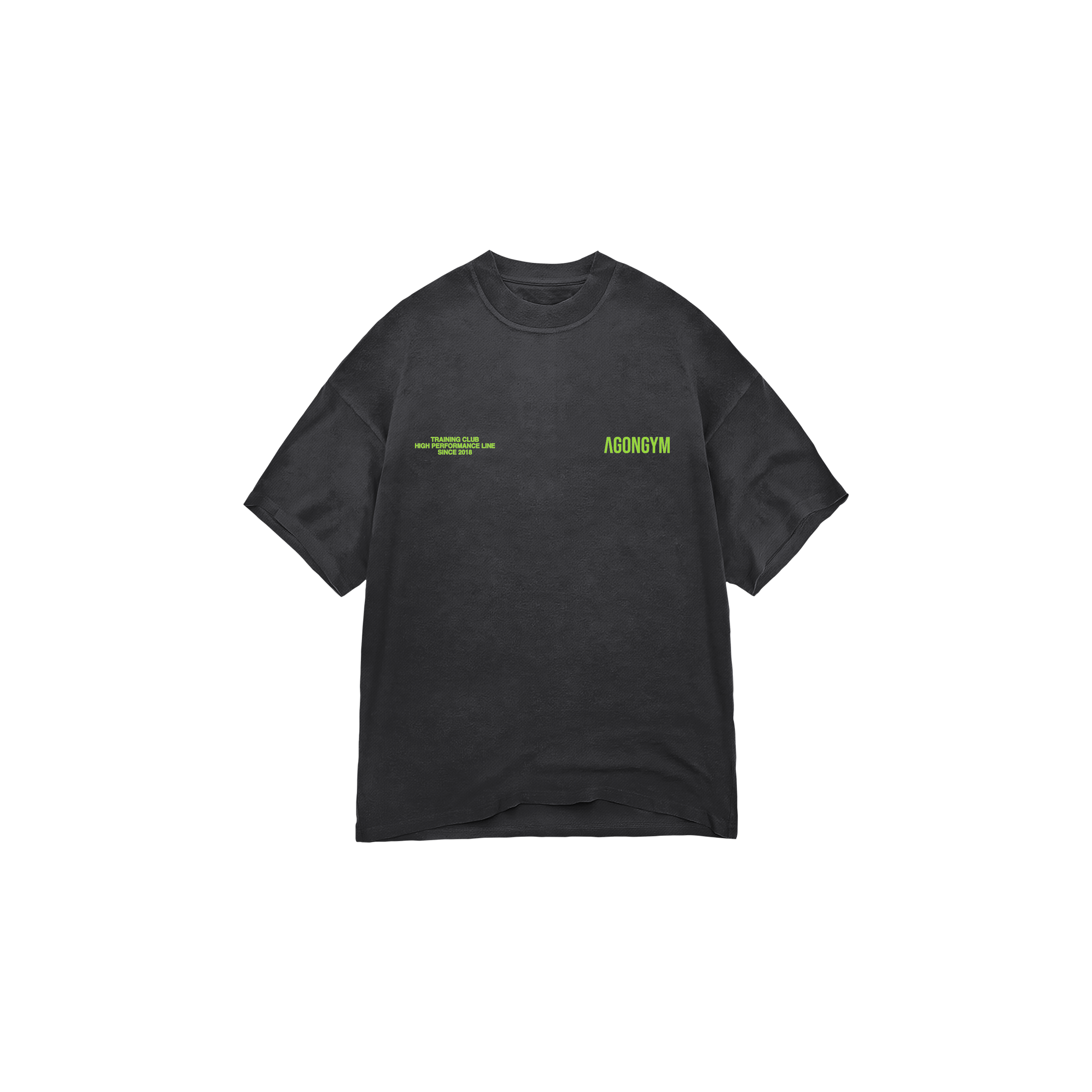 OVERSIZE TRAINING CLUB - WASHED DARK GREY