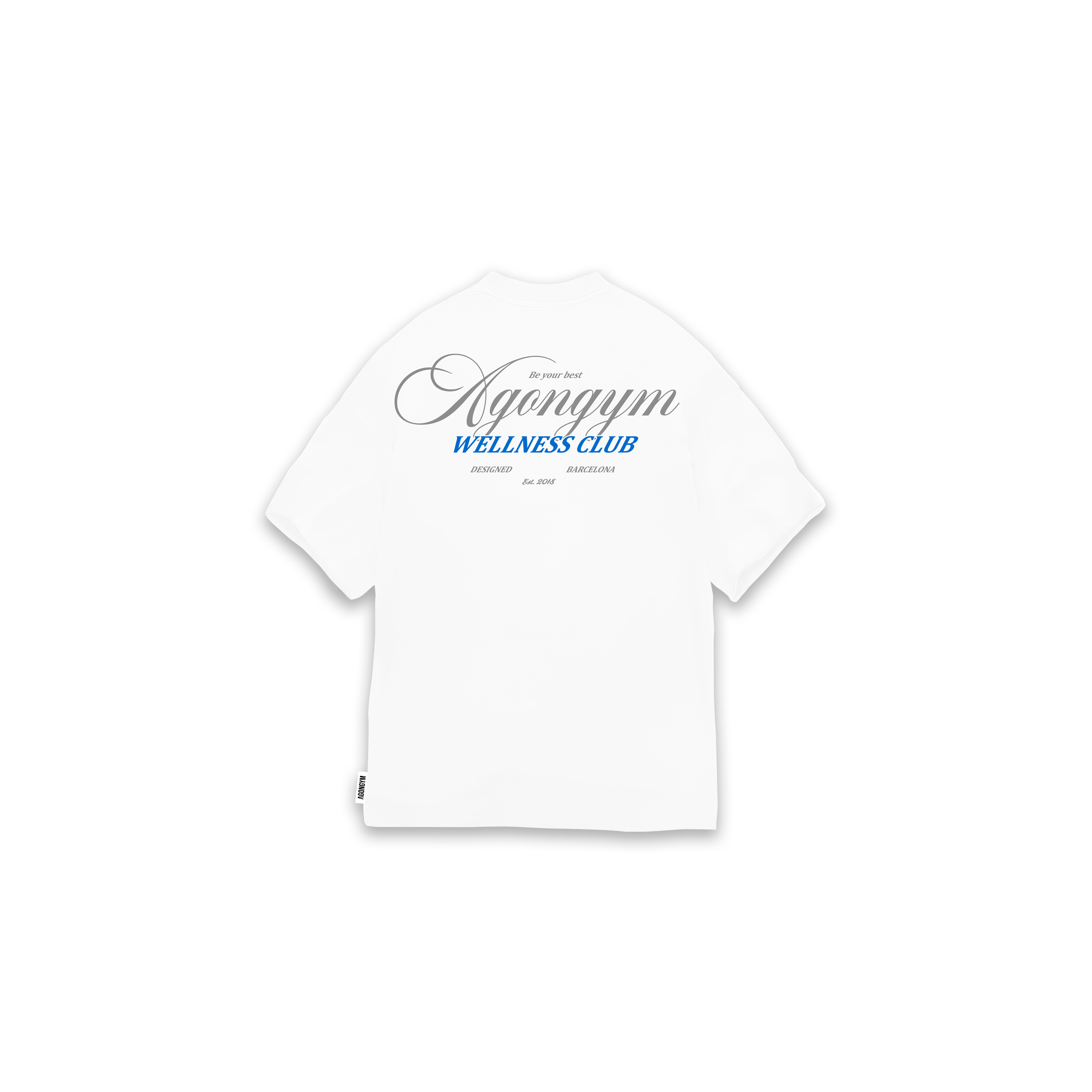 OVERSIZE WELLNESS CLUB - WHITE