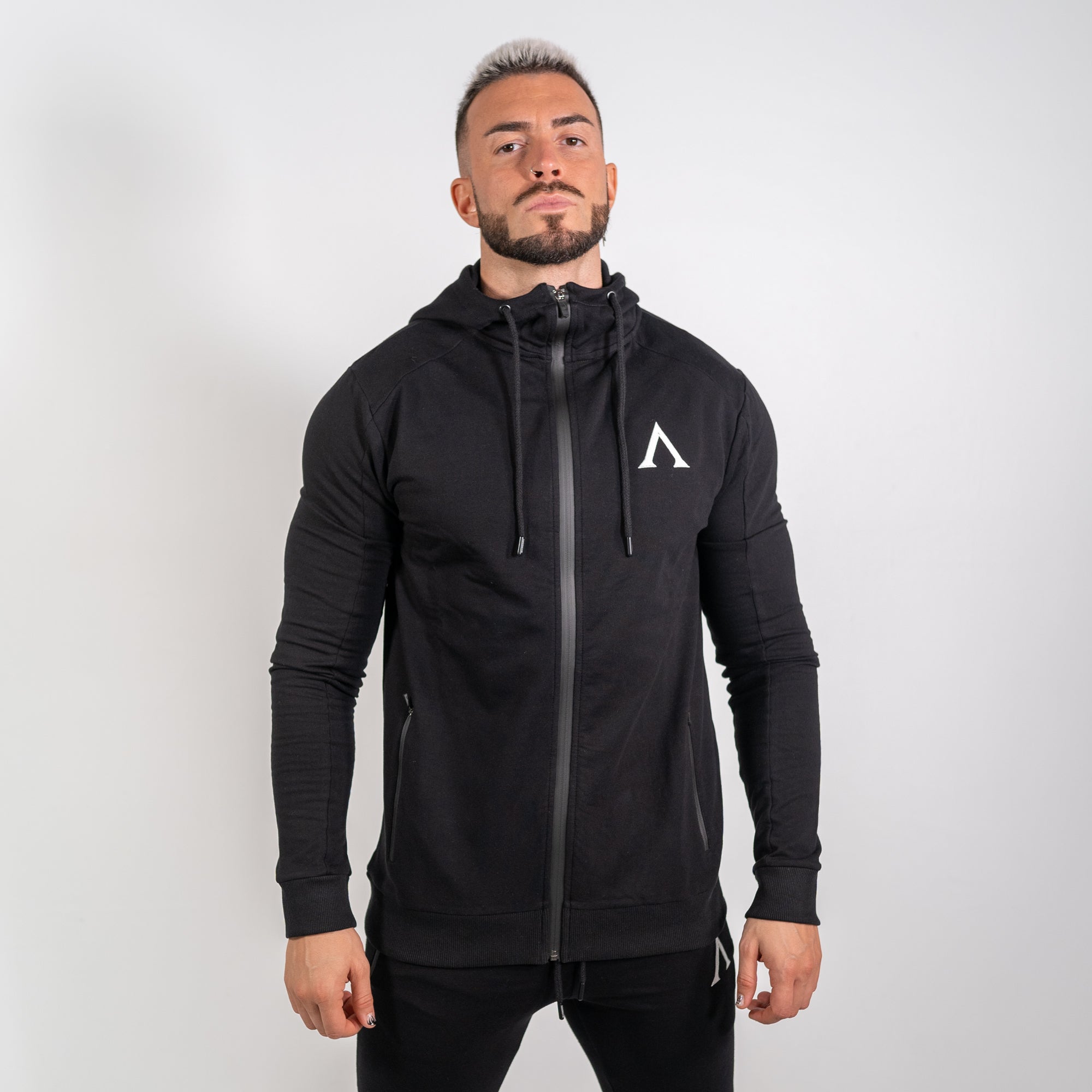 PREMIUM ZIP HOODIE - BLACK