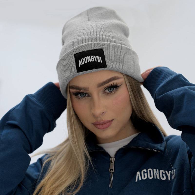 RETRO BEANIE - GREY